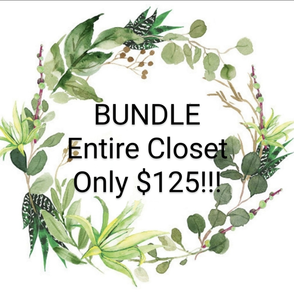 EVERYTHING that is for sale in my closet!!! $1,000 value!